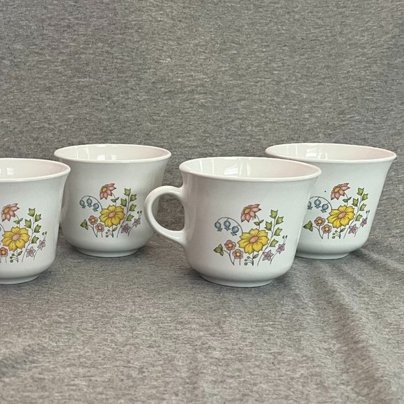 Corelle Spring Meadow Coffee Cups Set of 7 - Picture 2 of 12